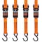 Black & Decker 10' x 1 in Ratchet Strap, 900 lb, 4PK BD1005 - alternate 1